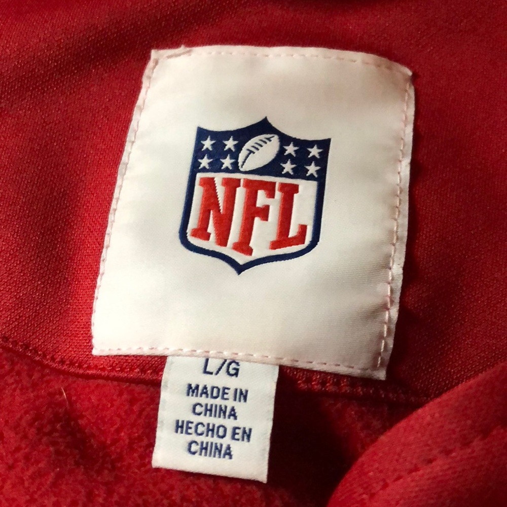 Official NFL 49ers Quarter Zip Sweater - Picture 3 of 7